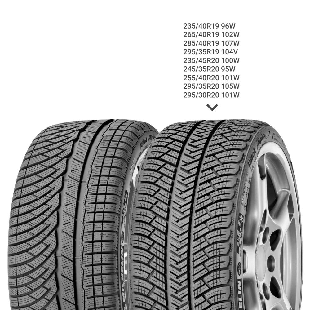 285/35 R20 104 W Michelin PILOT ALPIN 4