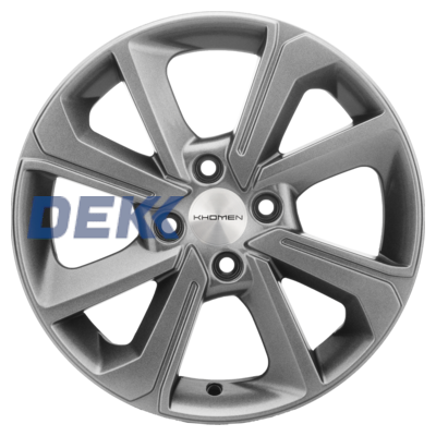 6 R15 Khomen Wheels KHW1501 (Rio/Solaris)